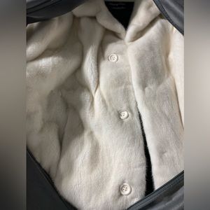 All White Mink coat XXL brand new